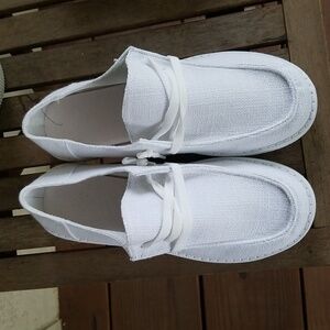 Two pair casual flat heydude knockoffs.